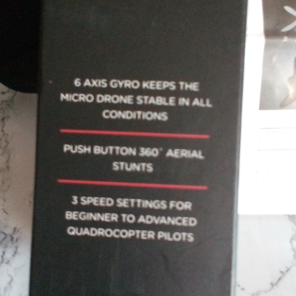 PROPEL ATOM 1.0 Micro Drone / Indoor/Outdoor Wireless Quadrocopter /Red - Picture 3 of 6